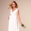 Короткие свадебные платья для беременных Платье для беременной невесты не белое